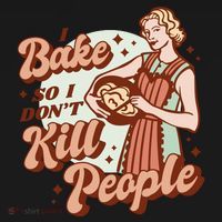 I Bake So I Don't Kill People Pajama Set thumb 2