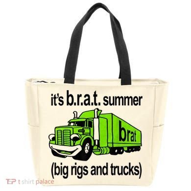 ItS Brat Summer Big Rigs And Trucks Tote Bag