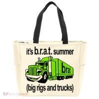 ItS Brat Summer Big Rigs And Trucks Tote Bag thumb 0