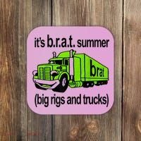 ItS Brat Summer Big Rigs And Trucks Coaster thumb 0