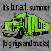 ItS Brat Summer Big Rigs And Trucks Toddler Hoodie thumb 2