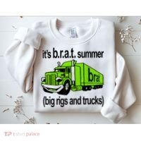 ItS Brat Summer Big Rigs And Trucks Sweatshirt thumb 2