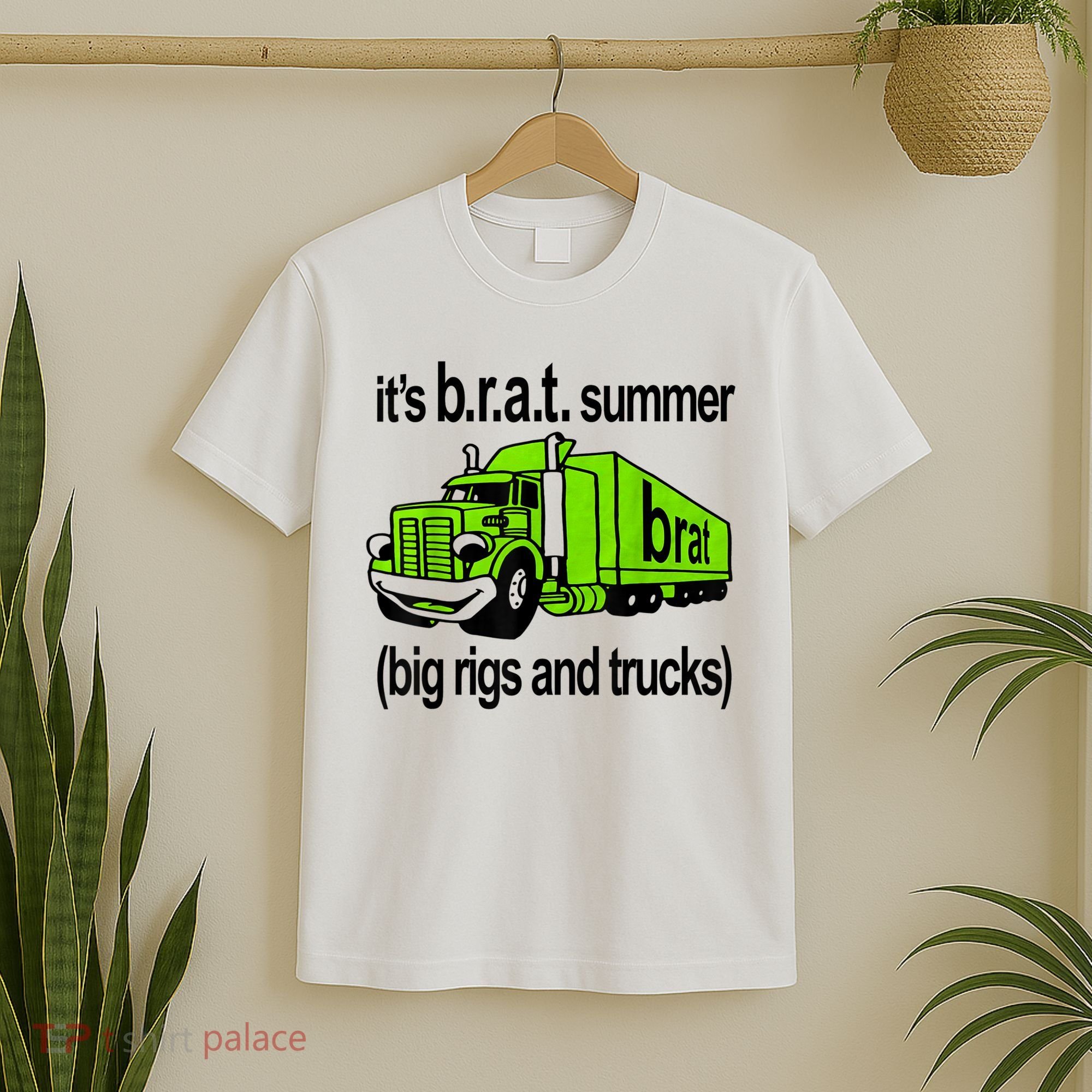 ItS Brat Summer Big Rigs And Trucks T-Shirt