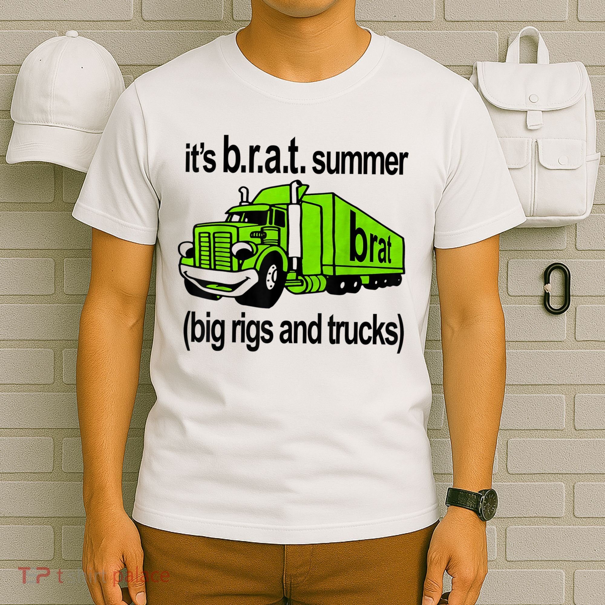 ItS Brat Summer Big Rigs And Trucks T-Shirt