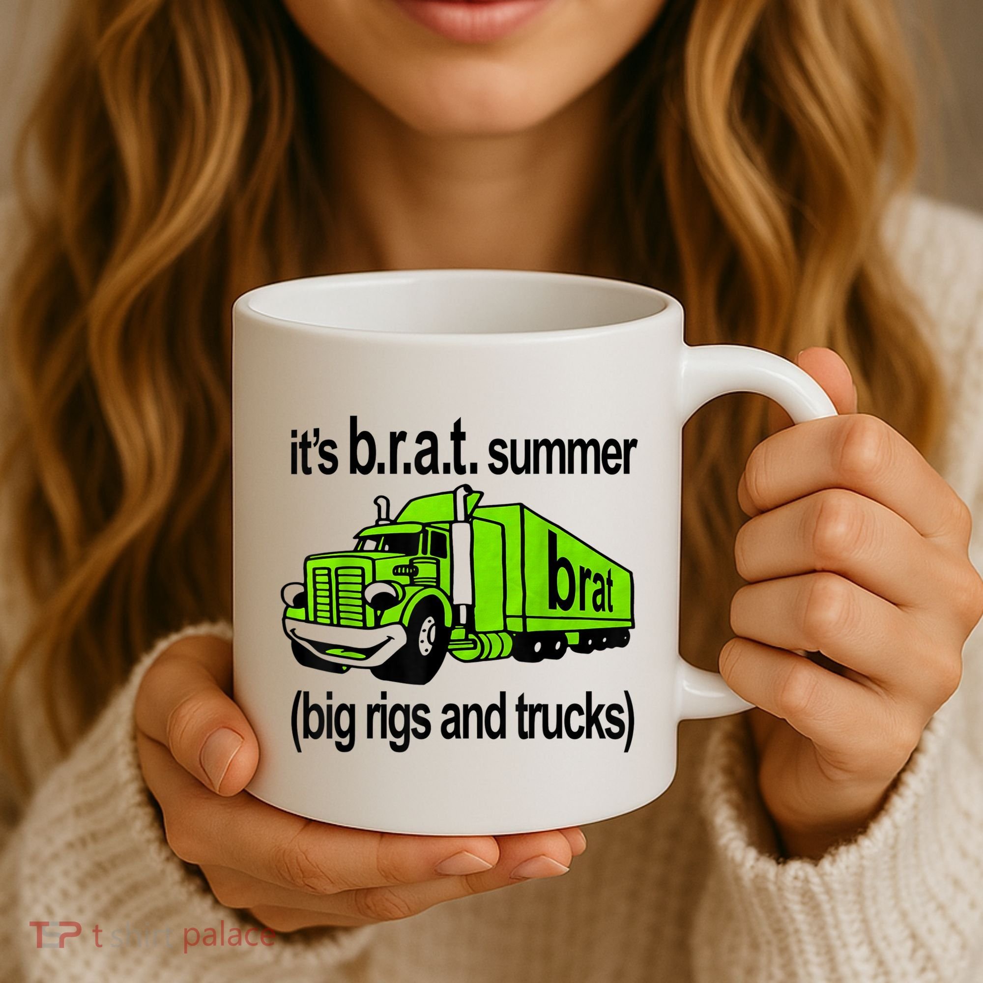 ItS Brat Summer Big Rigs And Trucks Coffee Mug