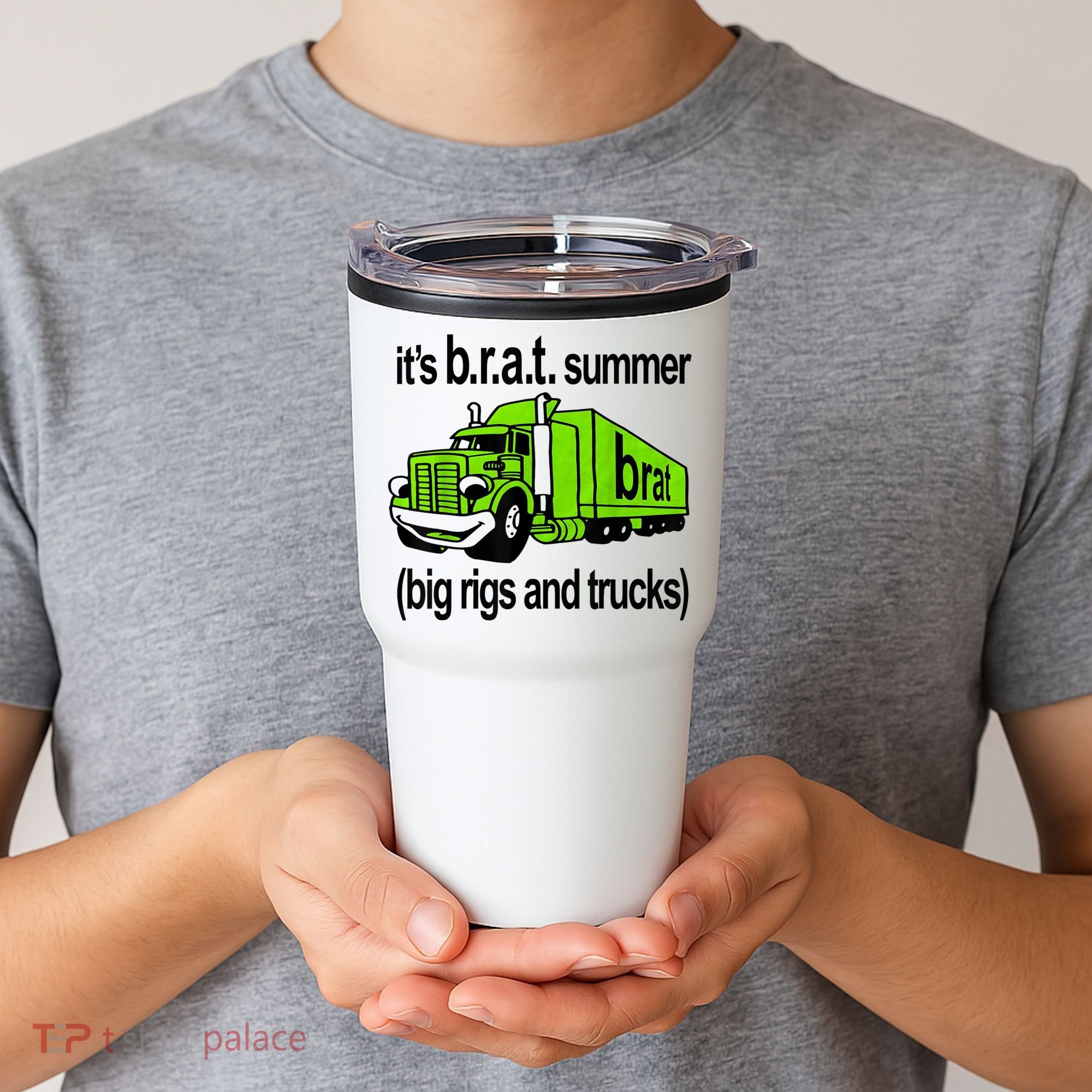 ItS Brat Summer Big Rigs And Trucks Tumbler