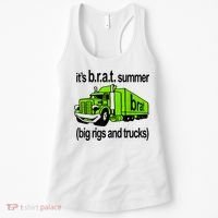 ItS Brat Summer Big Rigs And Trucks Women's Tank Top thumb 0