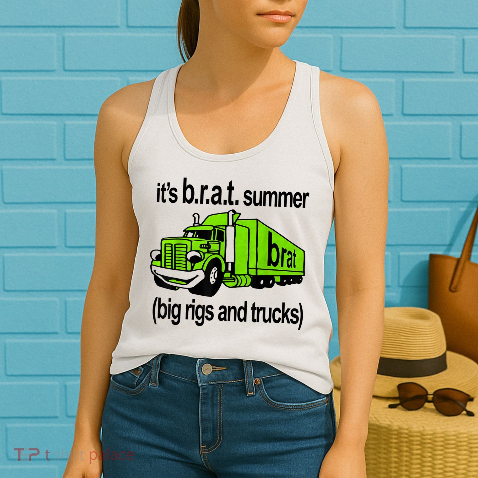 ItS Brat Summer Big Rigs And Trucks Women's Tank Top