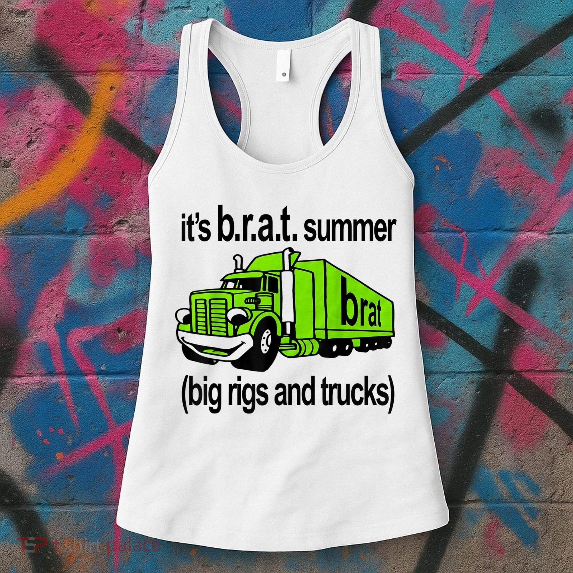 ItS Brat Summer Big Rigs And Trucks Women's Tank Top