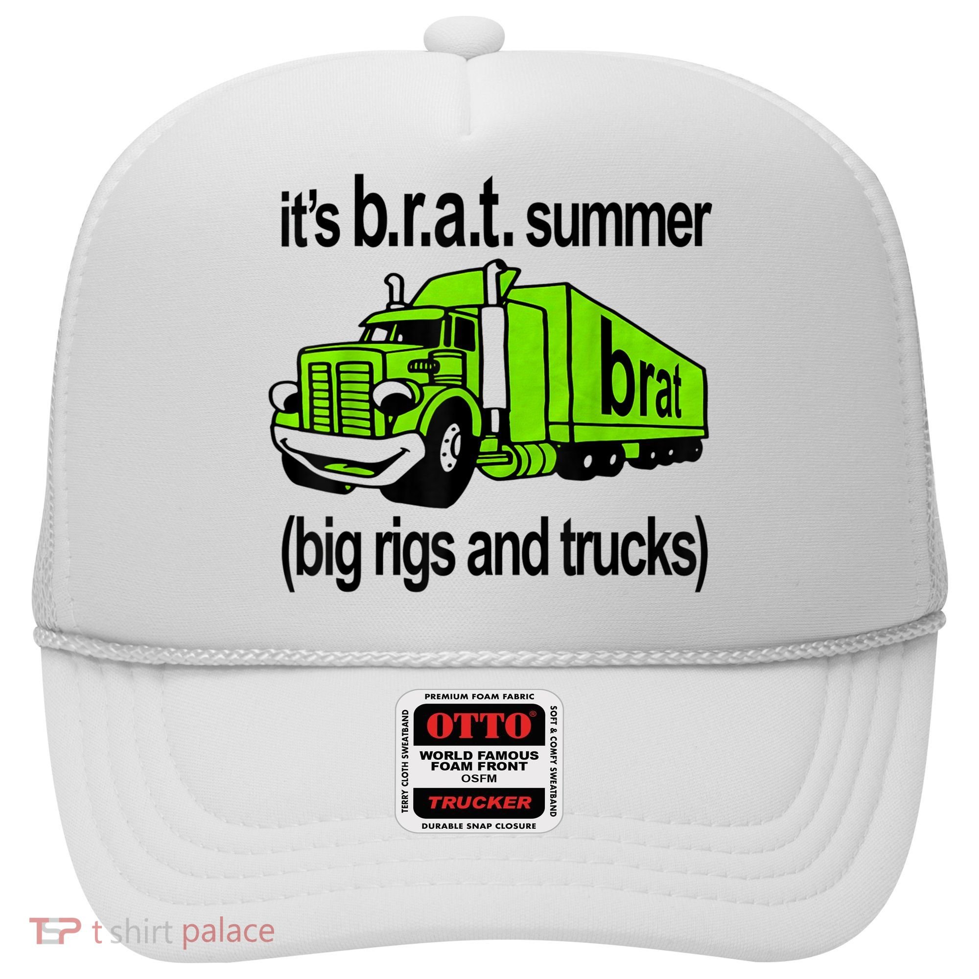 ItS Brat Summer Big Rigs And Trucks Hat