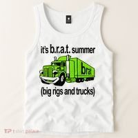 ItS Brat Summer Big Rigs And Trucks Tank Top thumb 2