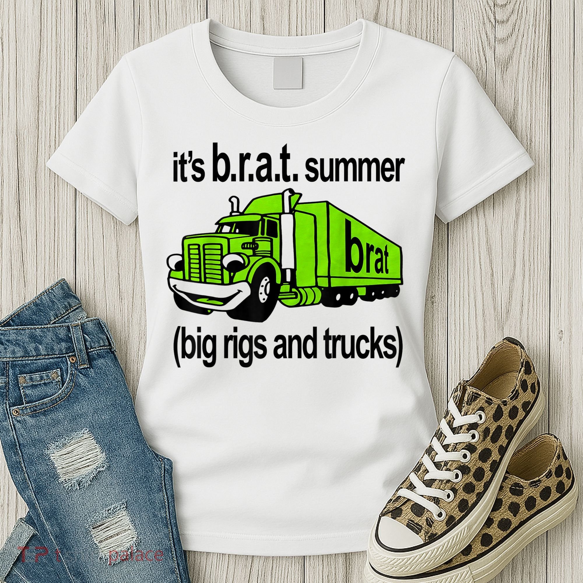 ItS Brat Summer Big Rigs And Trucks Women's T-Shirt