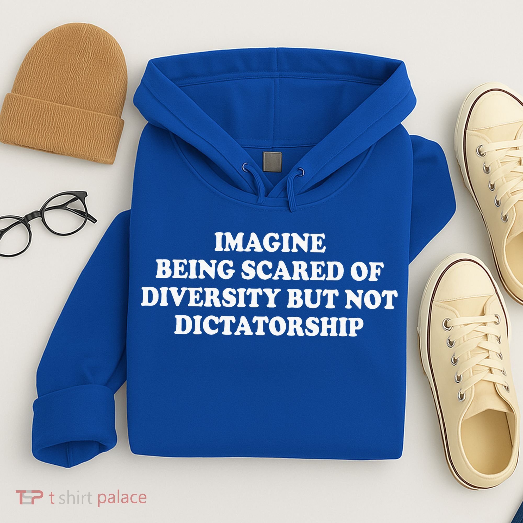 Imagine Being Scared Of Diversity But Not Dictatorship Hoodie