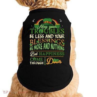 Irish Blessing St Patricks Day Leprechaun Rainbow Irish Doggie Tank