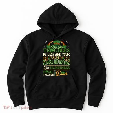 Irish Blessing St Patricks Day Leprechaun Rainbow Irish Hoodie