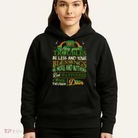 Irish Blessing St Patricks Day Leprechaun Rainbow Irish Hoodie thumb 5