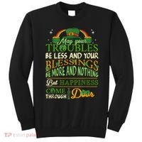 Irish Blessing St Patricks Day Leprechaun Rainbow Irish Sweatshirt thumb 0