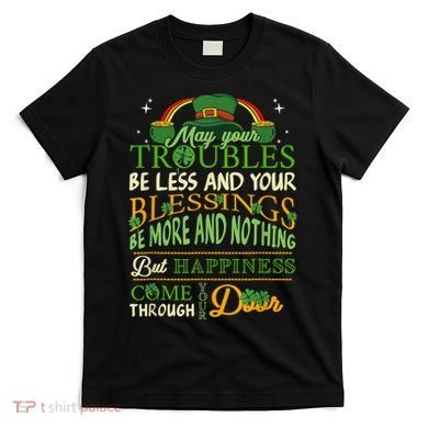 Irish Blessing St Patricks Day Leprechaun Rainbow Irish T-Shirt