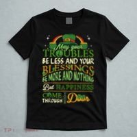 Irish Blessing St Patricks Day Leprechaun Rainbow Irish T-Shirt thumb 5