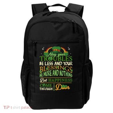 Irish Blessing St Patricks Day Leprechaun Rainbow Irish Backpack
