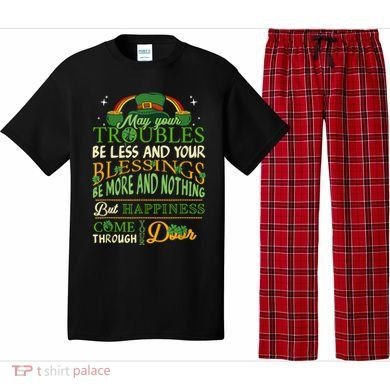 Irish Blessing St Patricks Day Leprechaun Rainbow Irish Pajama Set