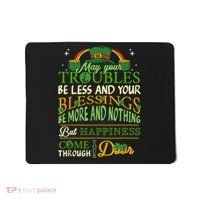 Irish Blessing St Patricks Day Leprechaun Rainbow Irish Mousepad thumb 0