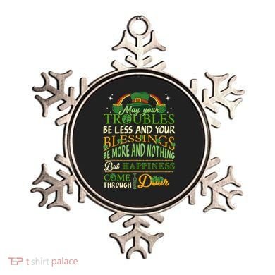 Irish Blessing St Patricks Day Leprechaun Rainbow Irish Ornament