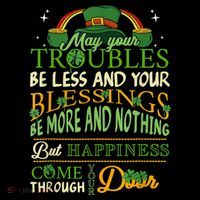 Irish Blessing St Patricks Day Leprechaun Rainbow Irish Toddler Hoodie thumb 2