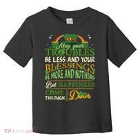 Irish Blessing St Patricks Day Leprechaun Rainbow Irish Toddler T-Shirt thumb 0