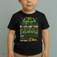 Irish Blessing St Patricks Day Leprechaun Rainbow Irish Toddler T-Shirt thumb 2