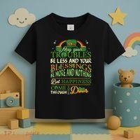 Irish Blessing St Patricks Day Leprechaun Rainbow Irish Toddler T-Shirt thumb 3