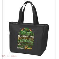 Irish Blessing St Patricks Day Leprechaun Rainbow Irish Tote Bag thumb 3
