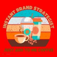 Instant Brand Strategist Just Add To Me Coffee Funny Coffee Lover Santa Hat thumb 1