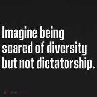 Imagine Being Scared Of Diversity But Not Dictatorship Women's Hoodie thumb 2
