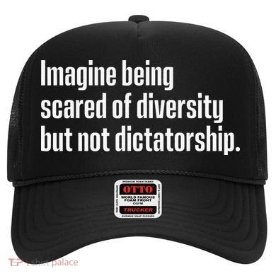Imagine Being Scared Of Diversity But Not Dictatorship Hat