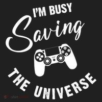 I'm Busy Saving The Universe Gamer Women's Sweatshirt thumb 2
