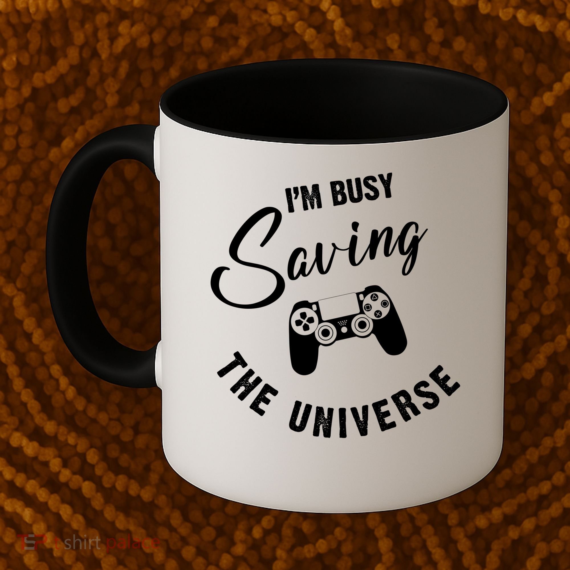 I'm Busy Saving The Universe Gamer Coffee Mug