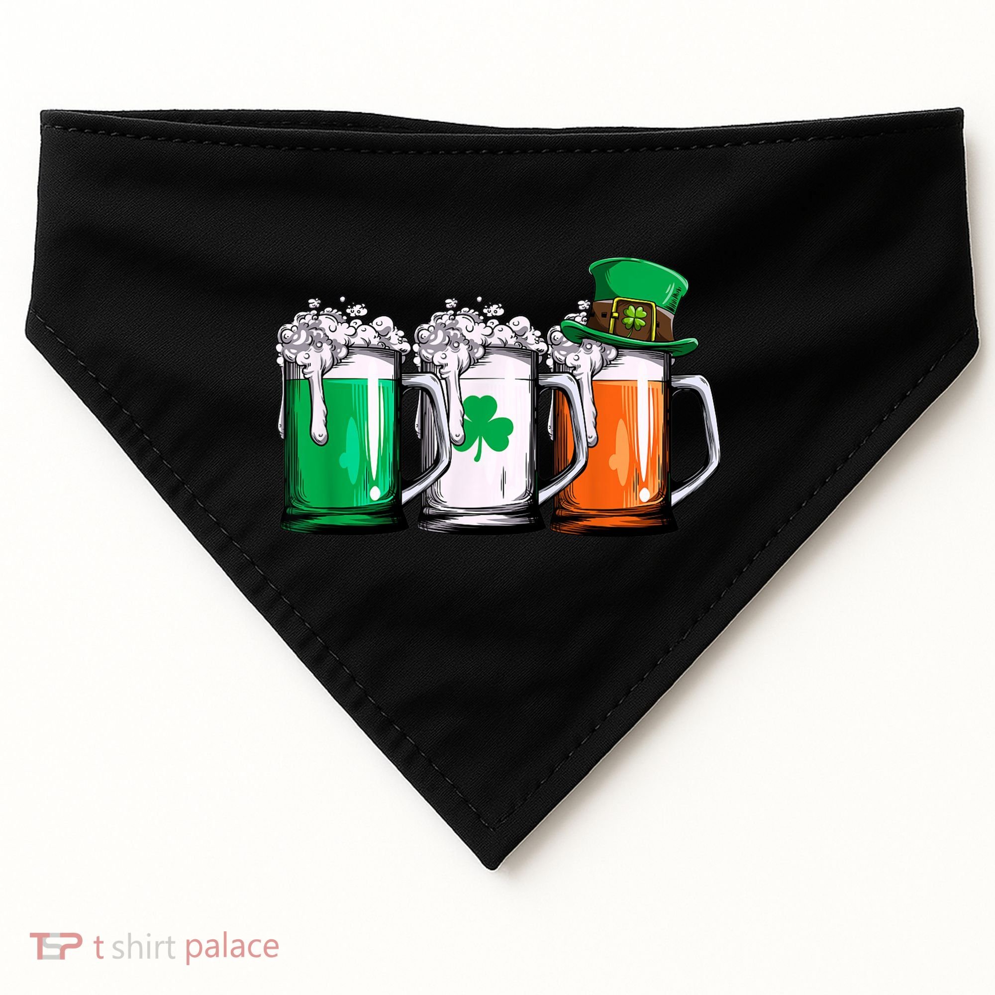 Irish Beer, St Patricks Day, Funny St Patricks Day, St Patricks Day Drinking USA-Made Doggie Bandana