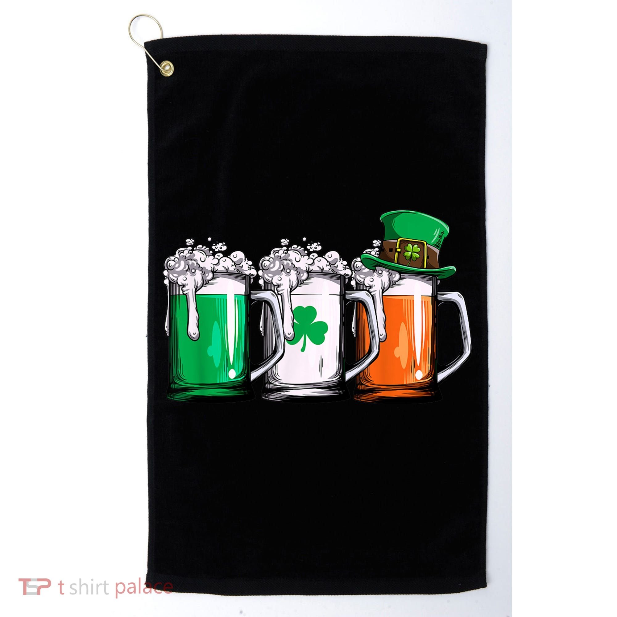 Irish Beer, St Patricks Day, Funny St Patricks Day, St Patricks Day Drinking Golf Towel