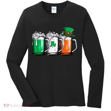 Irish Beer, St Patricks Day, Funny St Patricks Day, St Patricks Day Drinking Women's Long Sleeve Shirt