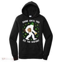 Irish Bigfoot St Patricks Day Leprechaun Sasquatch Party Women's Hoodie thumb 0