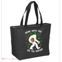 Irish Bigfoot St Patricks Day Leprechaun Sasquatch Party Tote Bag thumb 2