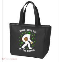 Irish Bigfoot St Patricks Day Leprechaun Sasquatch Party Tote Bag thumb 3