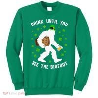 Irish Bigfoot St Patricks Day Leprechaun Sasquatch Party Sweatshirt thumb 0