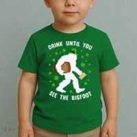 Irish Bigfoot St Patricks Day Leprechaun Sasquatch Party Toddler T-Shirt thumb 2