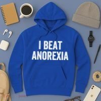 I Beat Survived Anorexia Awareness Survivor Gift Hoodie thumb 3