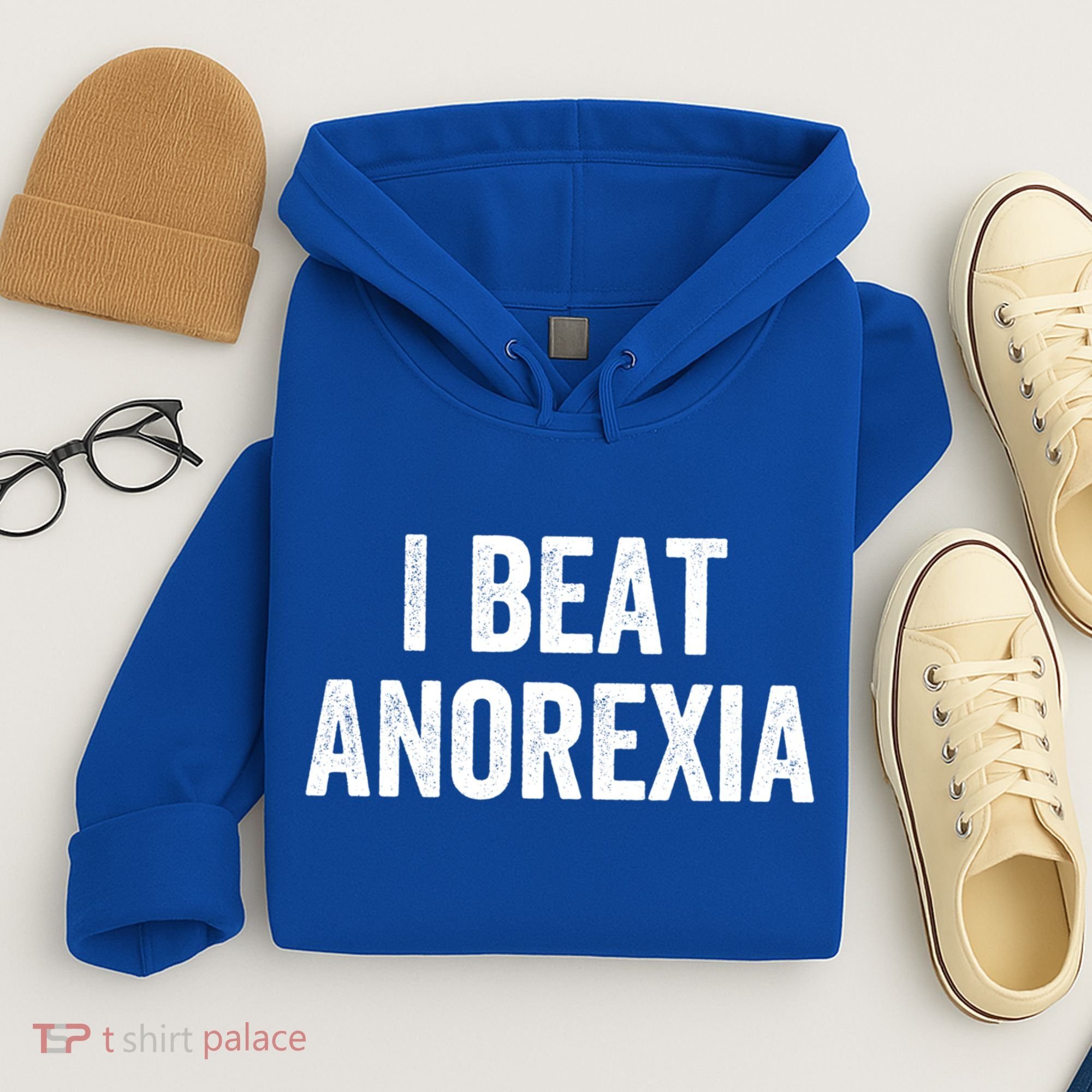 I Beat Survived Anorexia Awareness Survivor Gift Hoodie