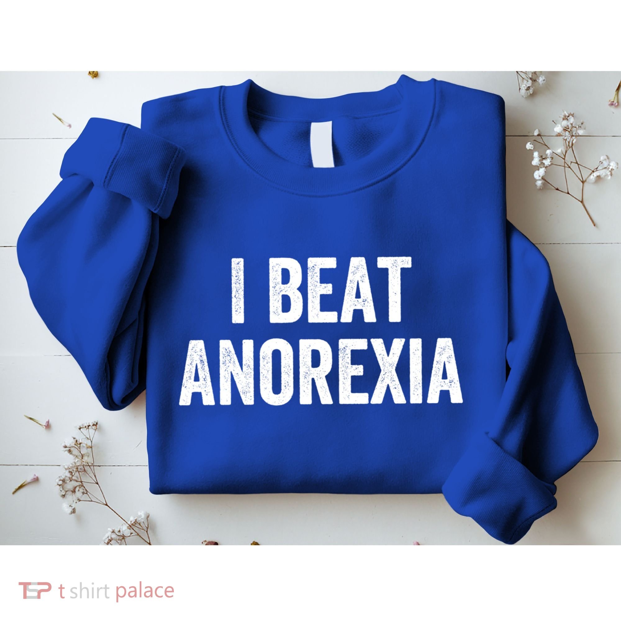 I Beat Survived Anorexia Awareness Survivor Gift Sweatshirt