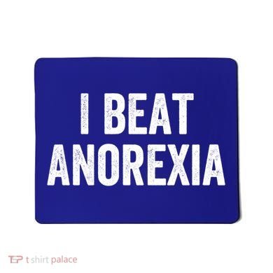I Beat Survived Anorexia Awareness Survivor Gift Mousepad