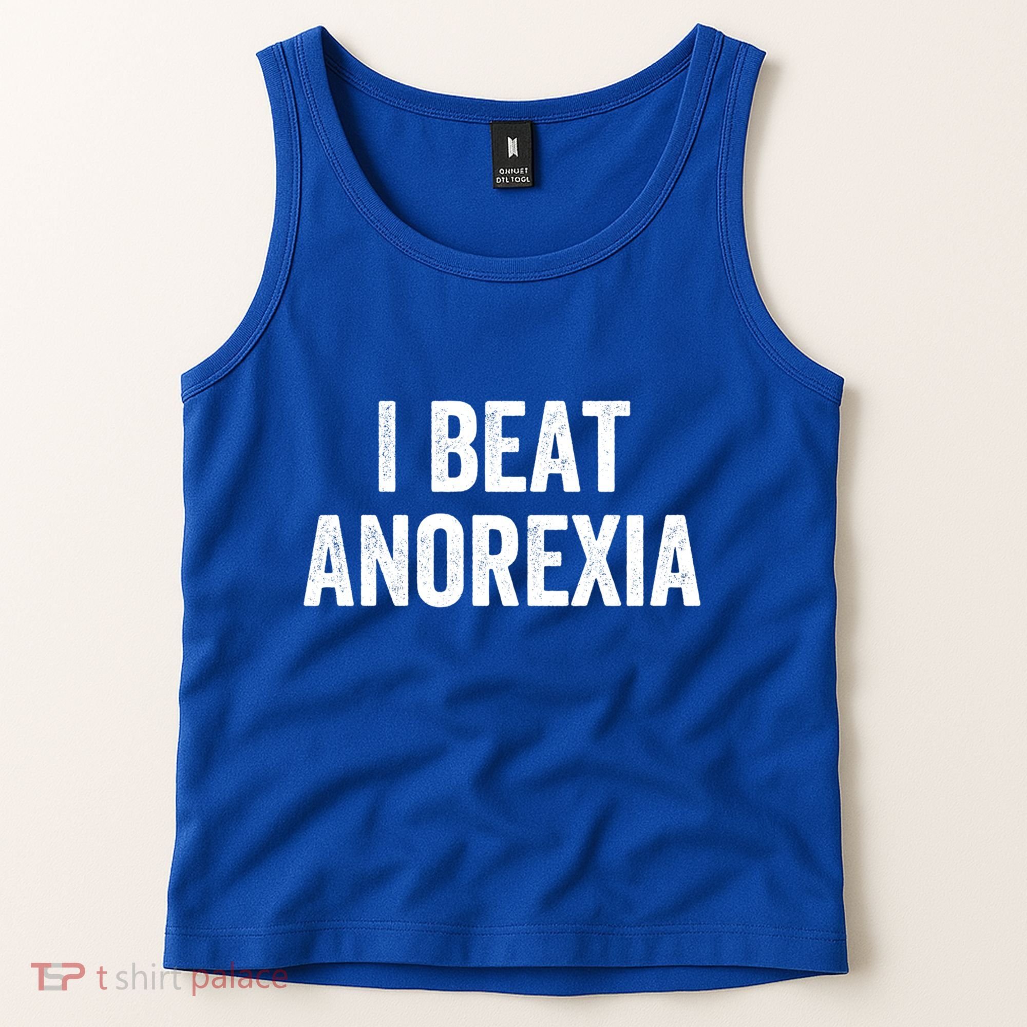 I Beat Survived Anorexia Awareness Survivor Gift Tank Top